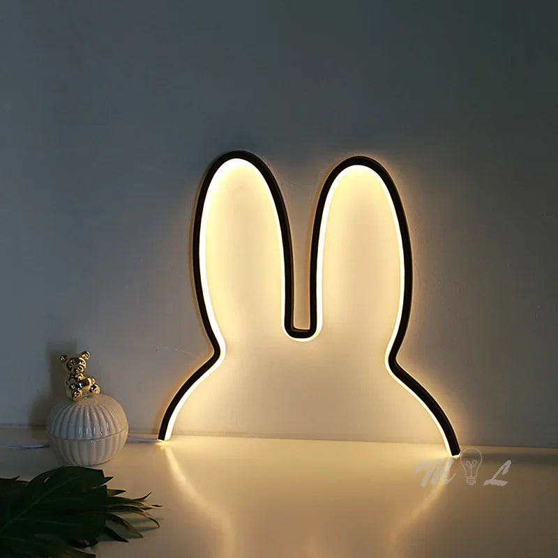 Moon Bunny™ – LED Wall Lamp with Rabbit Ear Design