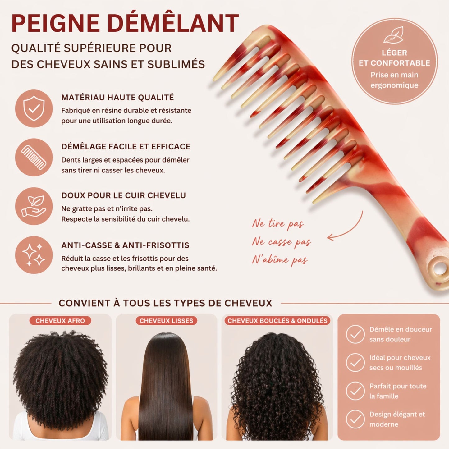 Afro Comb Set (2 Pcs)