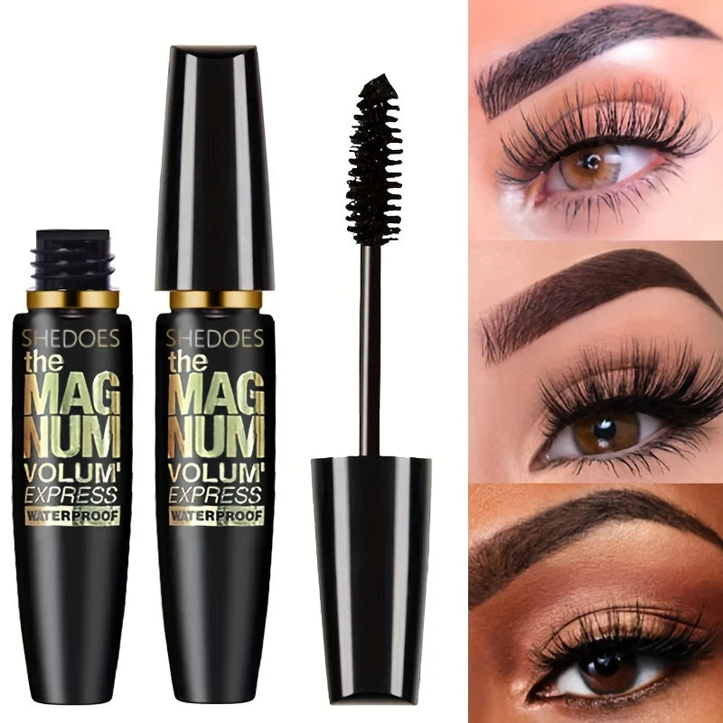 4D Waterproof Mascara – Extreme Volume & Curl