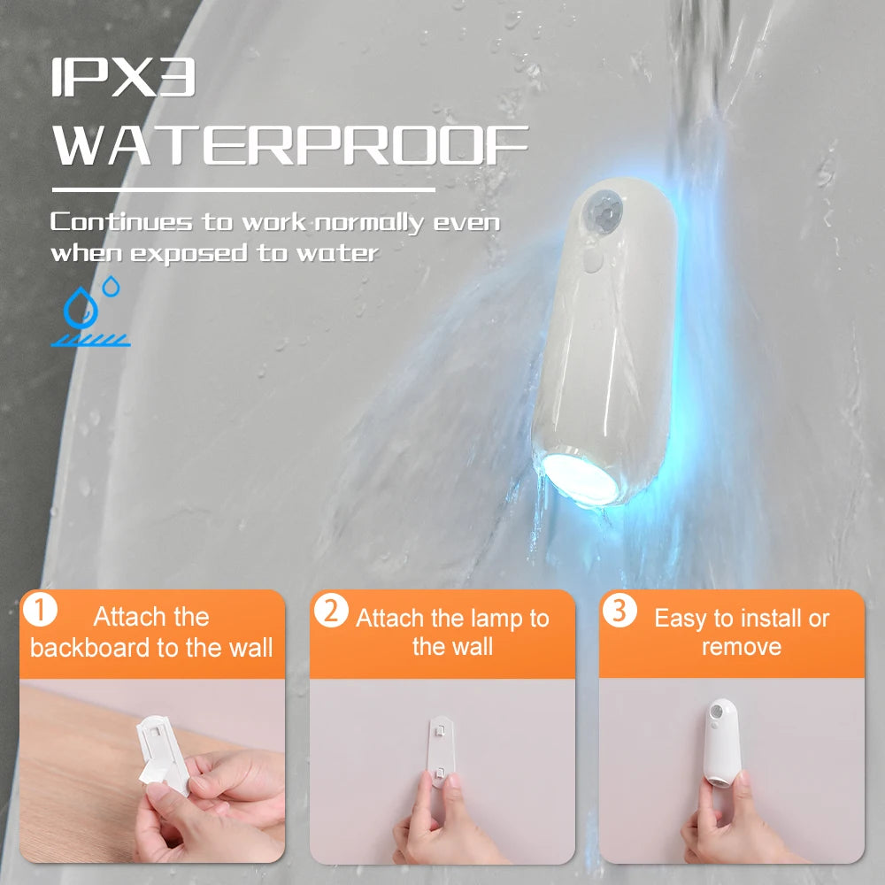 Motion-Activated Toilet Night Light – Mouse Design