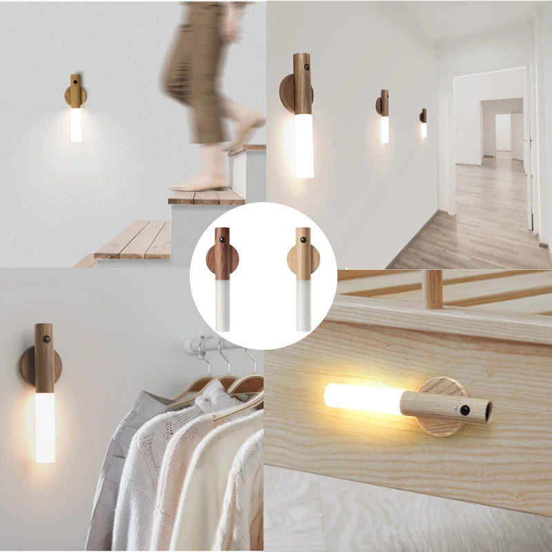 Rechargeable LED Night Light with Human Motion Sensor
