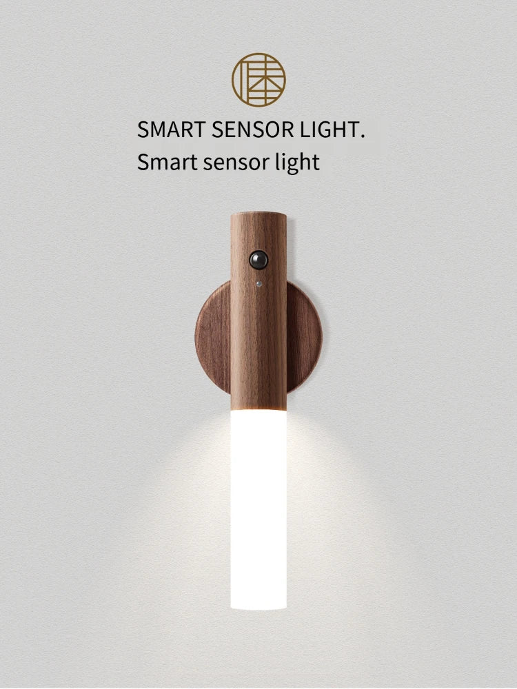 Rechargeable LED Night Light with Human Motion Sensor