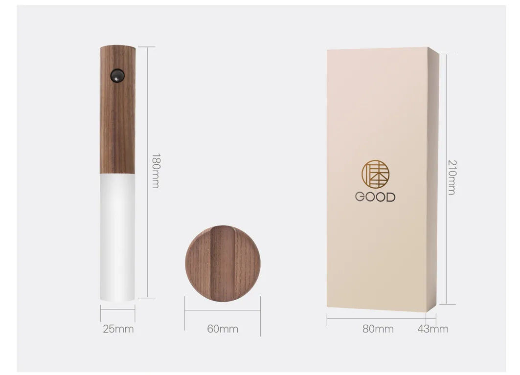 Rechargeable LED Night Light with Human Motion Sensor