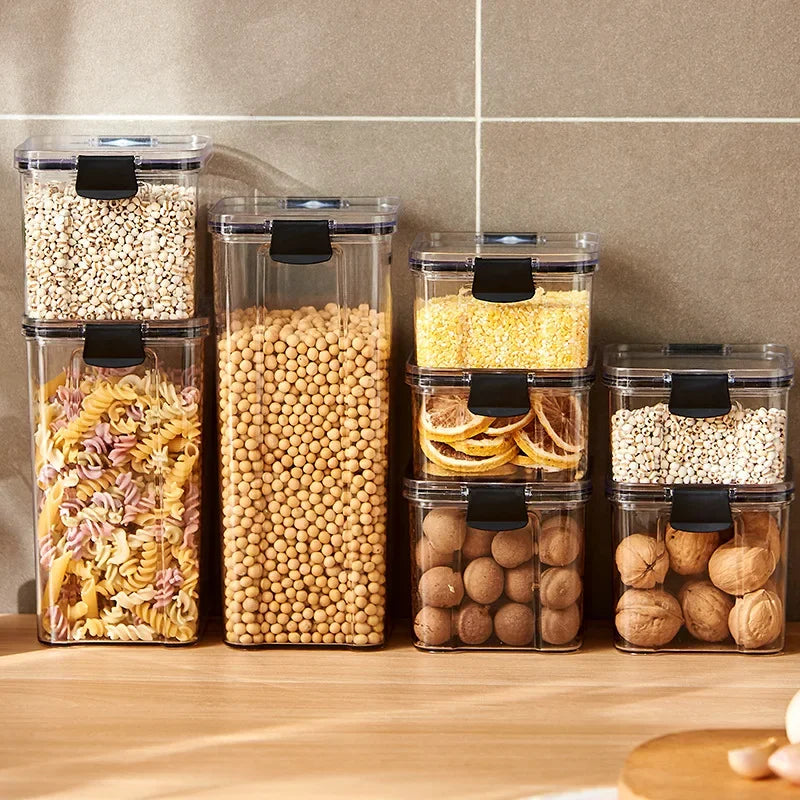 FlexOrganiza – Airtight Food Storage Jars (Set of 5)