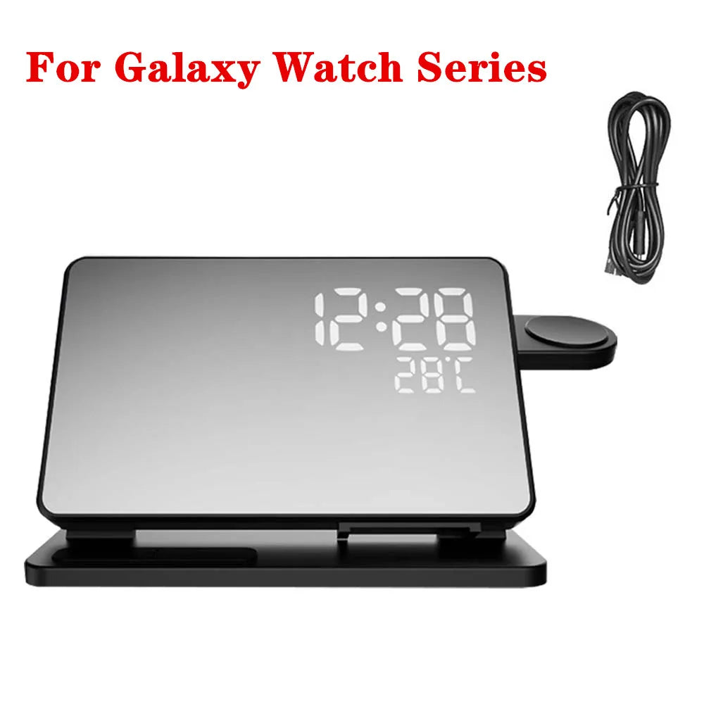 PowerBase – 3-in-1 Wireless Charger with LED Clock