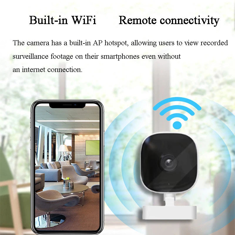 FlexCam 4K™ – Smart Mini Security Camera with Night Vision