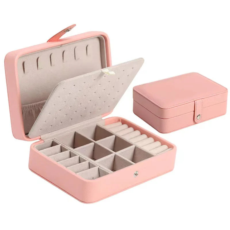 TravelLux – Elegant Travel Jewelry Organizer Case