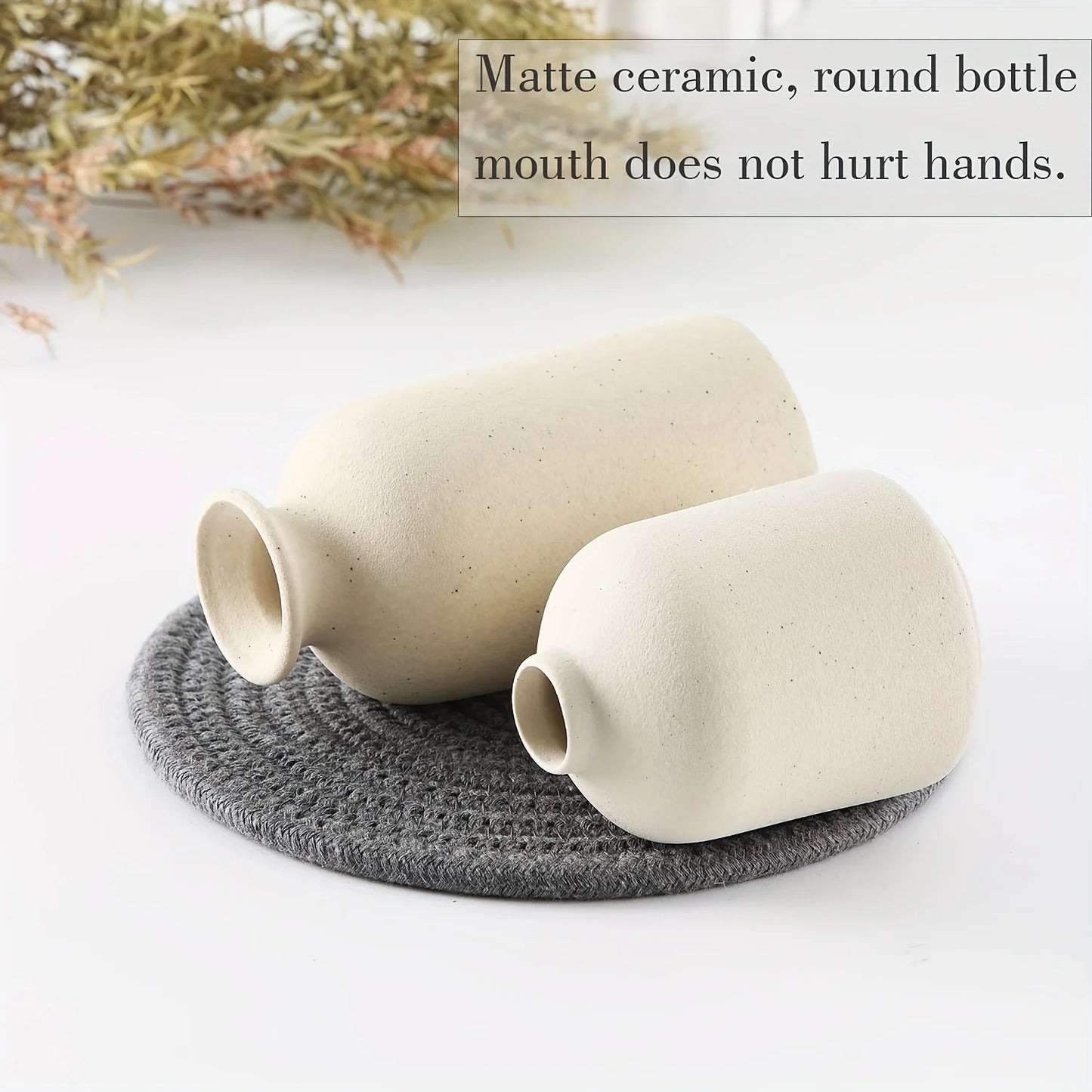 Trio of Serenity – Nordic Ceramic Vases (Set of 3)