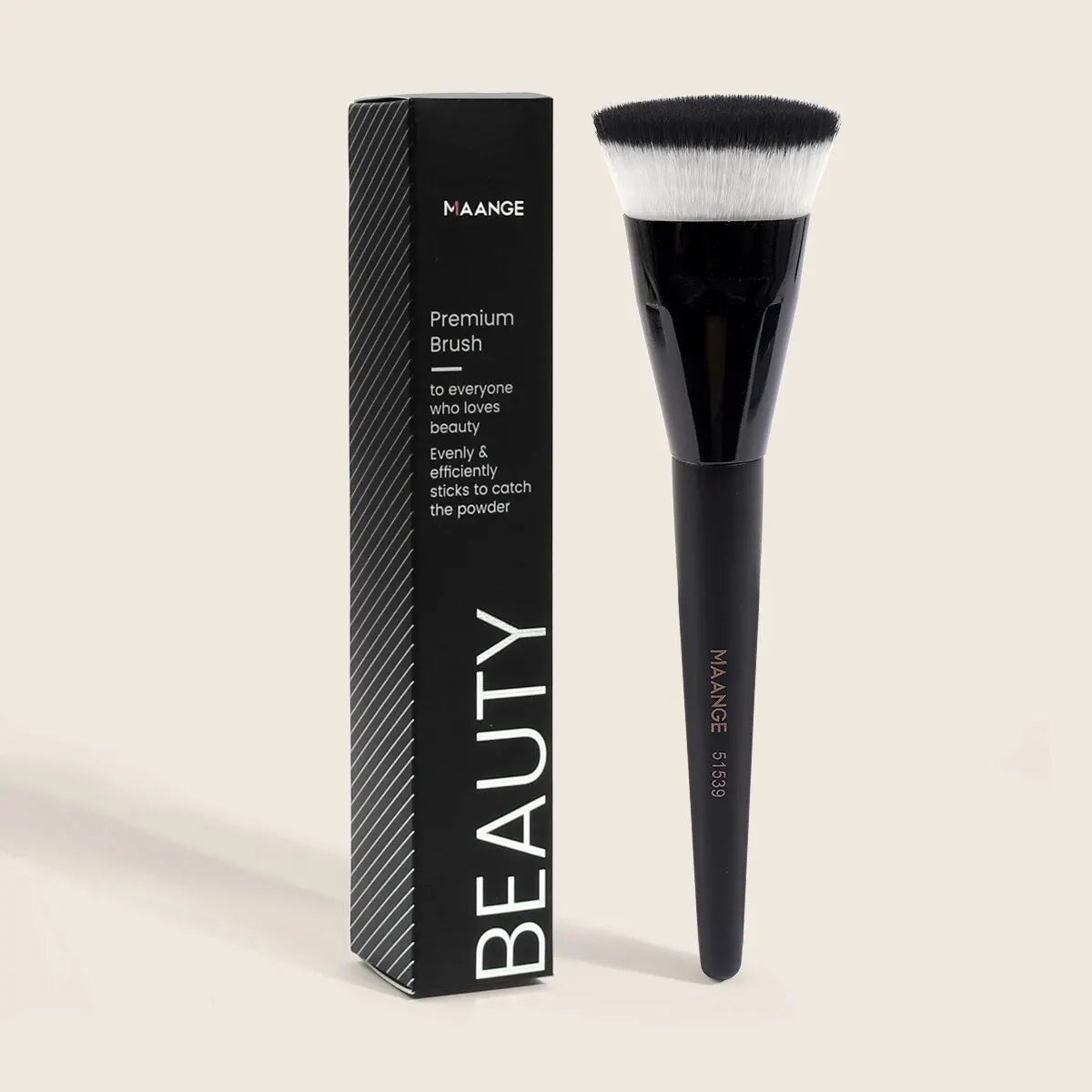 MAANGE Foundation & Concealer Brush – Flat Head with Protective Box