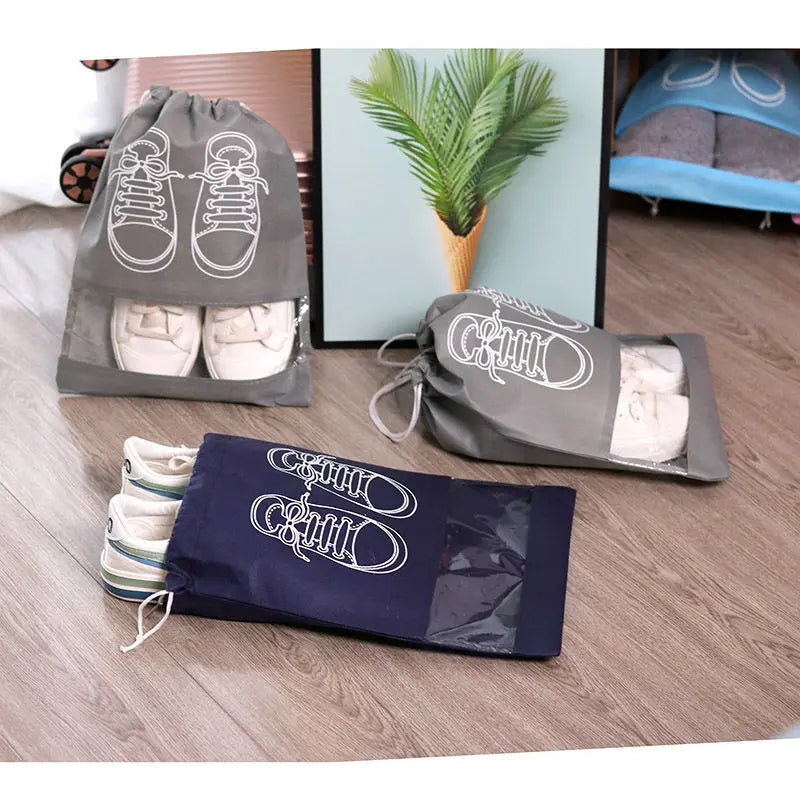 5pcs Shoe Storage Bags – Waterproof & Travel-Ready"