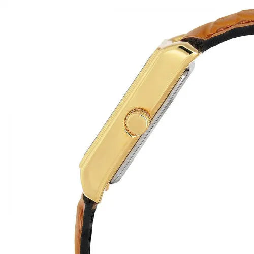 Casio™ Classic Rectangular Leather Watch