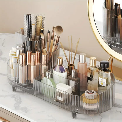 GlowSpin – 360° Rotating Makeup Organizer