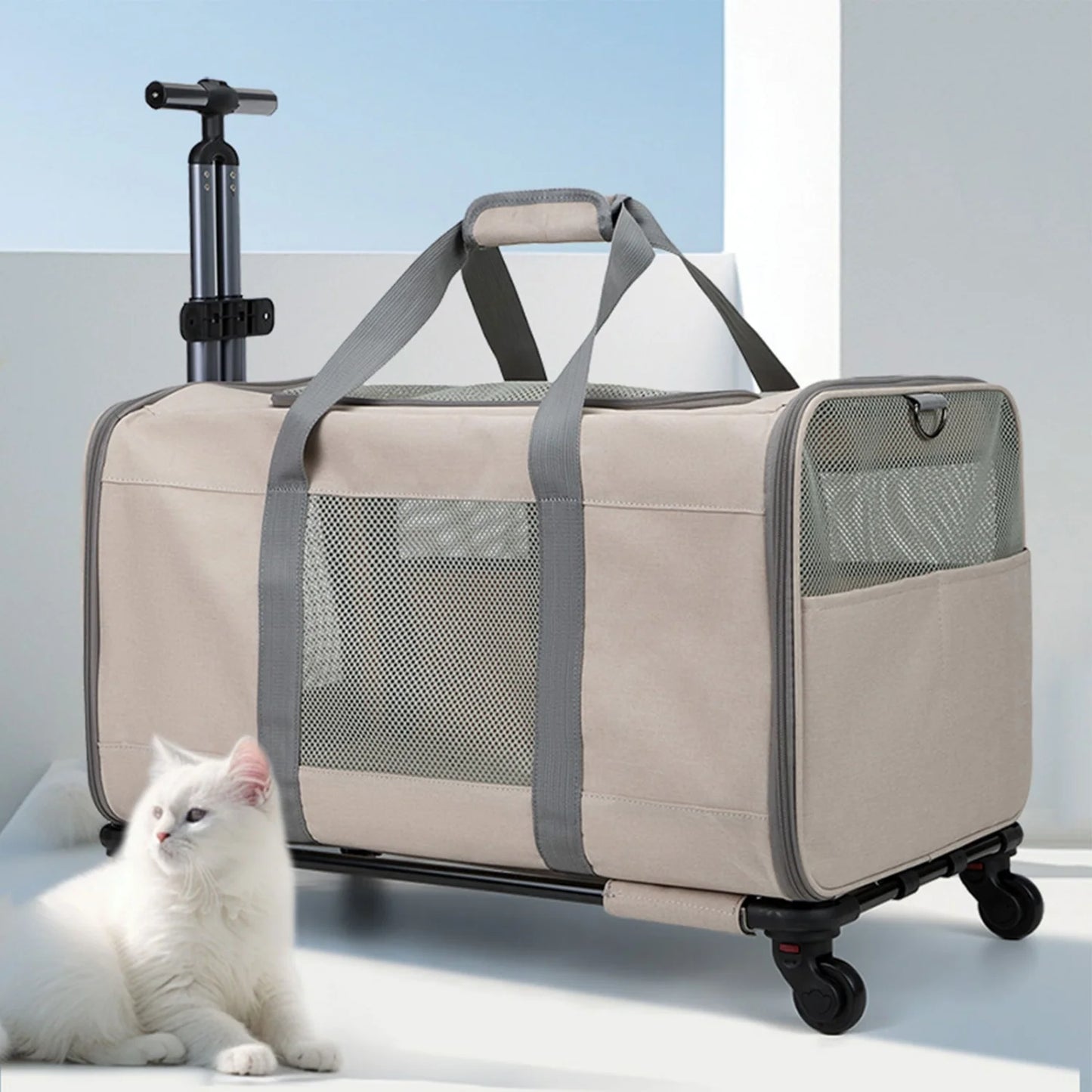 PetPilot™ Foldable Carrier with Wheels