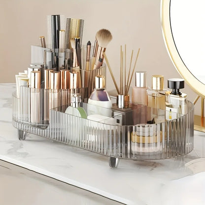 GlowSpin – 360° Rotating Makeup Organizer