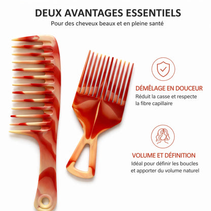 Afro Comb Set (2 Pcs)