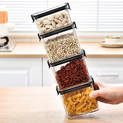 FlexOrganiza – Airtight Food Storage Jars (Set of 5)