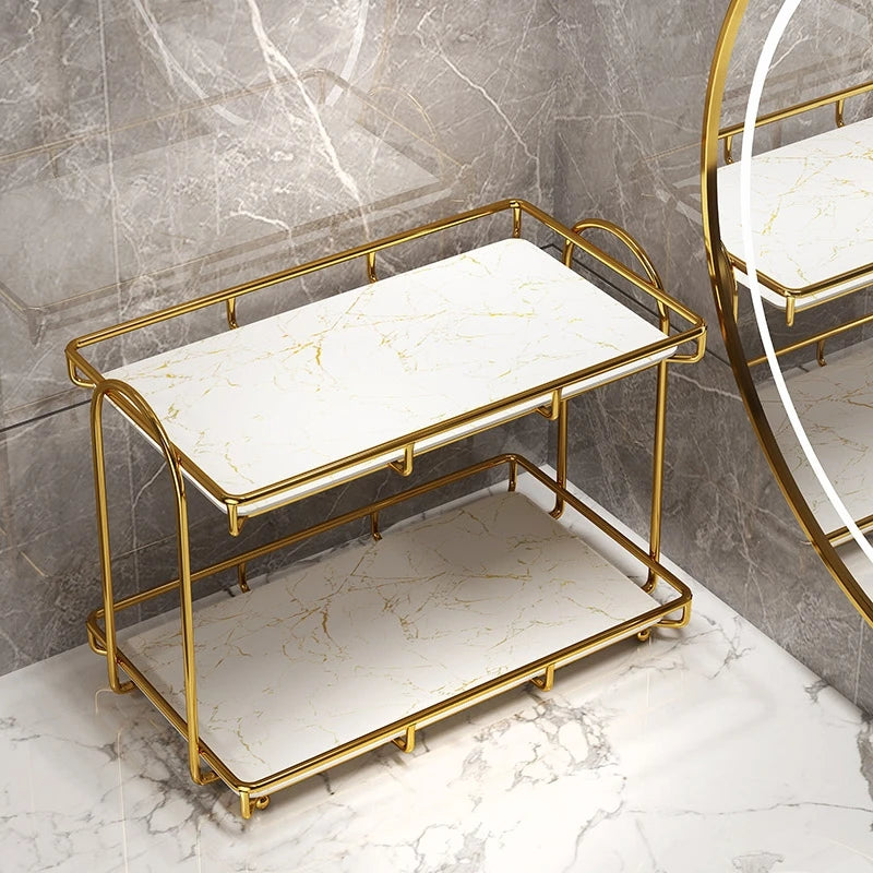 Waterproof Bathroom Shelf – Shower & Kitchen Organizer"