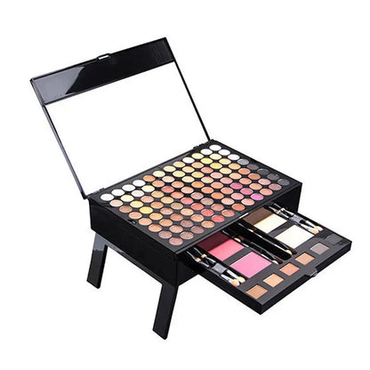 Professional 78-Colour Makeup Palette – Waterproof Matte & Glitter Kit