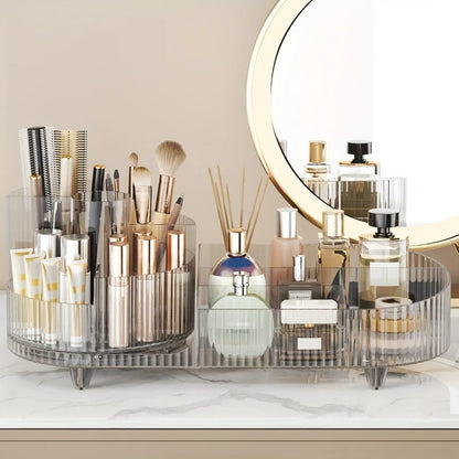 GlowSpin – 360° Rotating Makeup Organizer