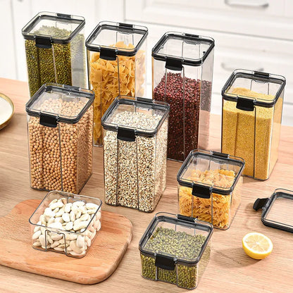 FlexOrganiza – Airtight Food Storage Jars (Set of 5)