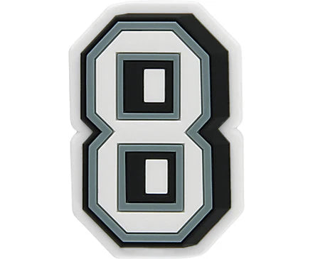 Lucky Angel Number Charm – PVC Buckle for Crocs & DIY Accessories