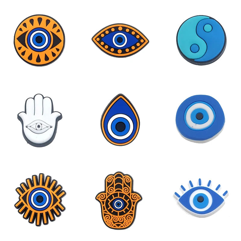 Evil Eye Shoe Charms for Crocs