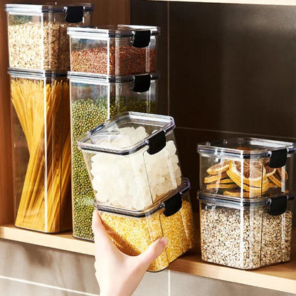 FlexOrganiza – Airtight Food Storage Jars (Set of 5)