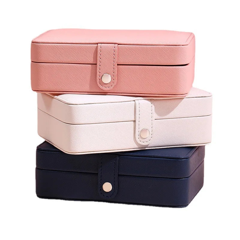 TravelLux – Elegant Travel Jewelry Organizer Case