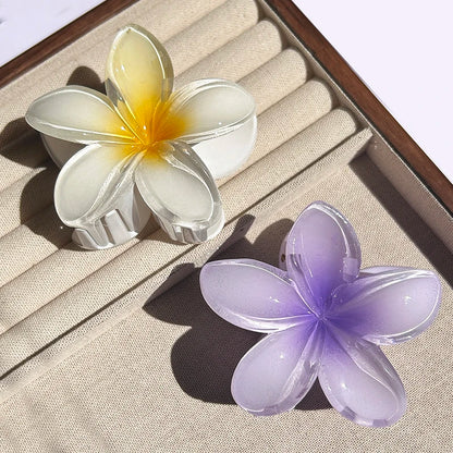 AlohaBloom – Gradient Hawaiian Flower Hair Clip (1/2/3 pcs)