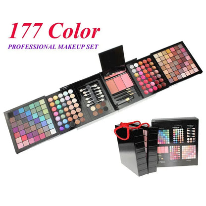 Professional 78-Colour Makeup Palette – Waterproof Matte & Glitter Kit