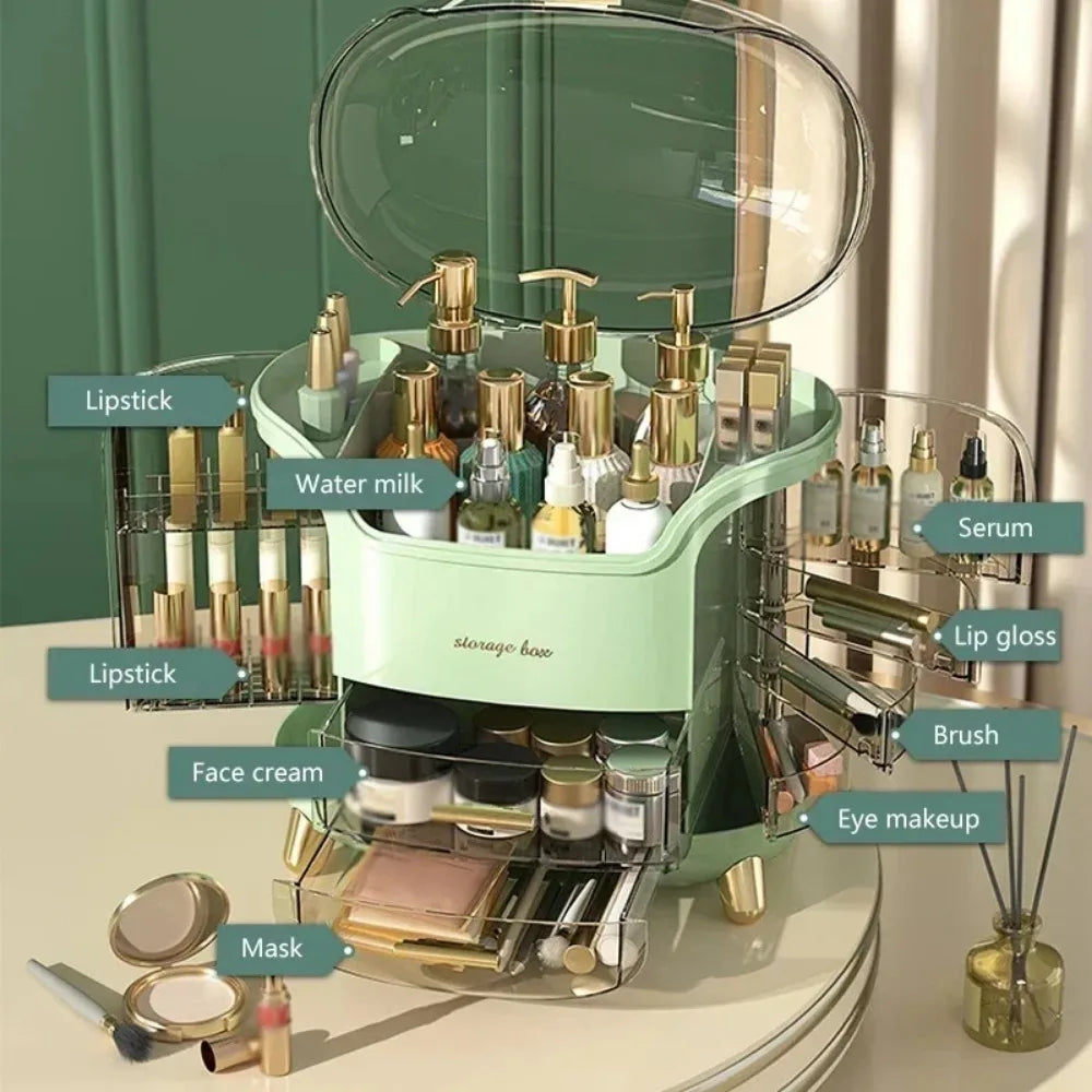BeautyVault – Makeup & Jewelry Organizer Box with Cover