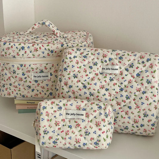 Makeup Bag  – Quilted Cotton Floral