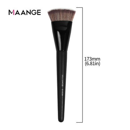 MAANGE Foundation & Concealer Brush – Flat Head with Protective Box