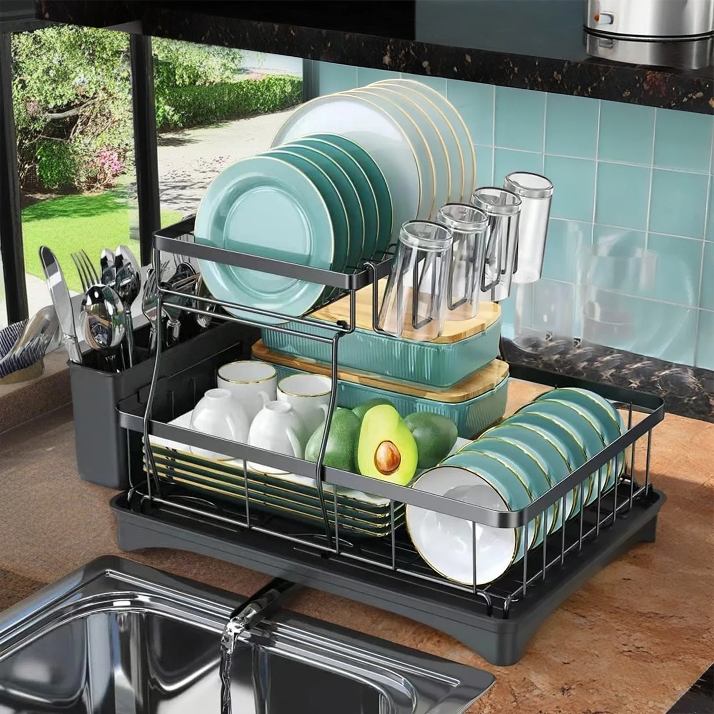 StackShelf – Modular Stackable Kitchen Rack (2-Tier Shelf)