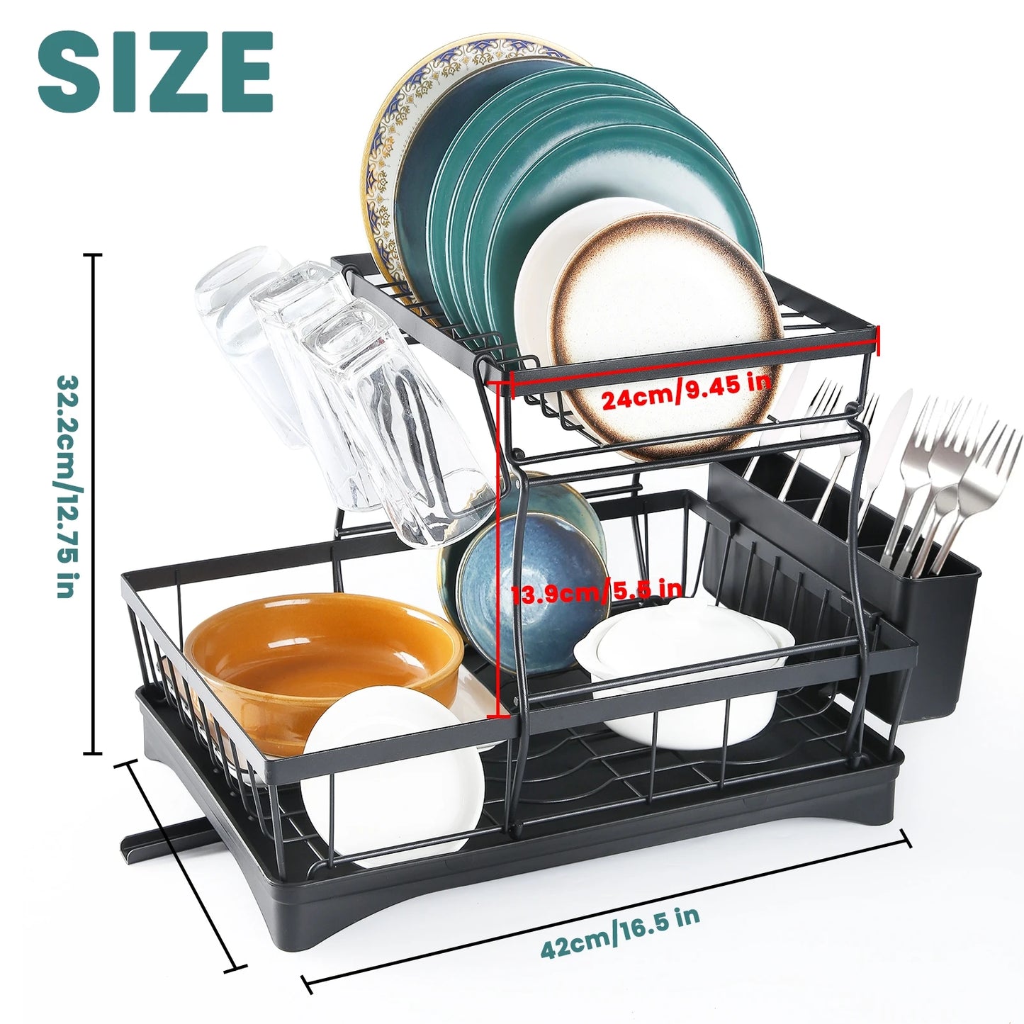 StackShelf – Modular Stackable Kitchen Rack (2-Tier Shelf)