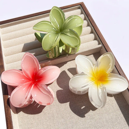 AlohaBloom – Gradient Hawaiian Flower Hair Clip (1/2/3 pcs)