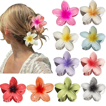 AlohaBloom – Gradient Hawaiian Flower Hair Clip (1/2/3 pcs)