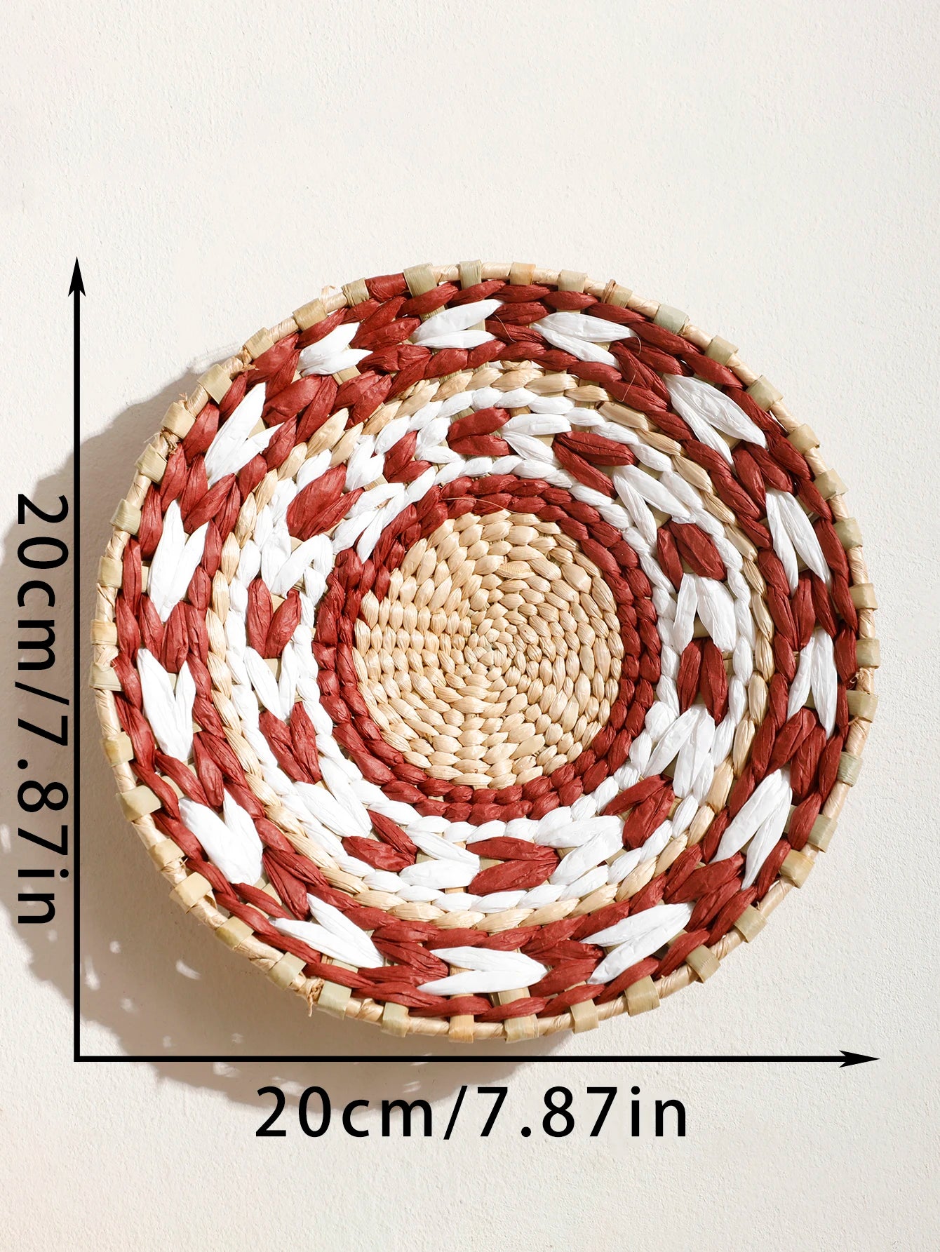 Boho Seagrass Wall Basket – Handmade Natural Decor
