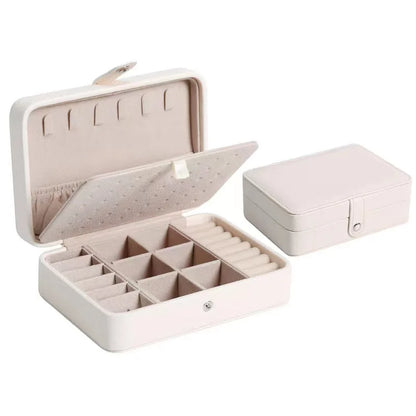 TravelLux – Elegant Travel Jewelry Organizer Case