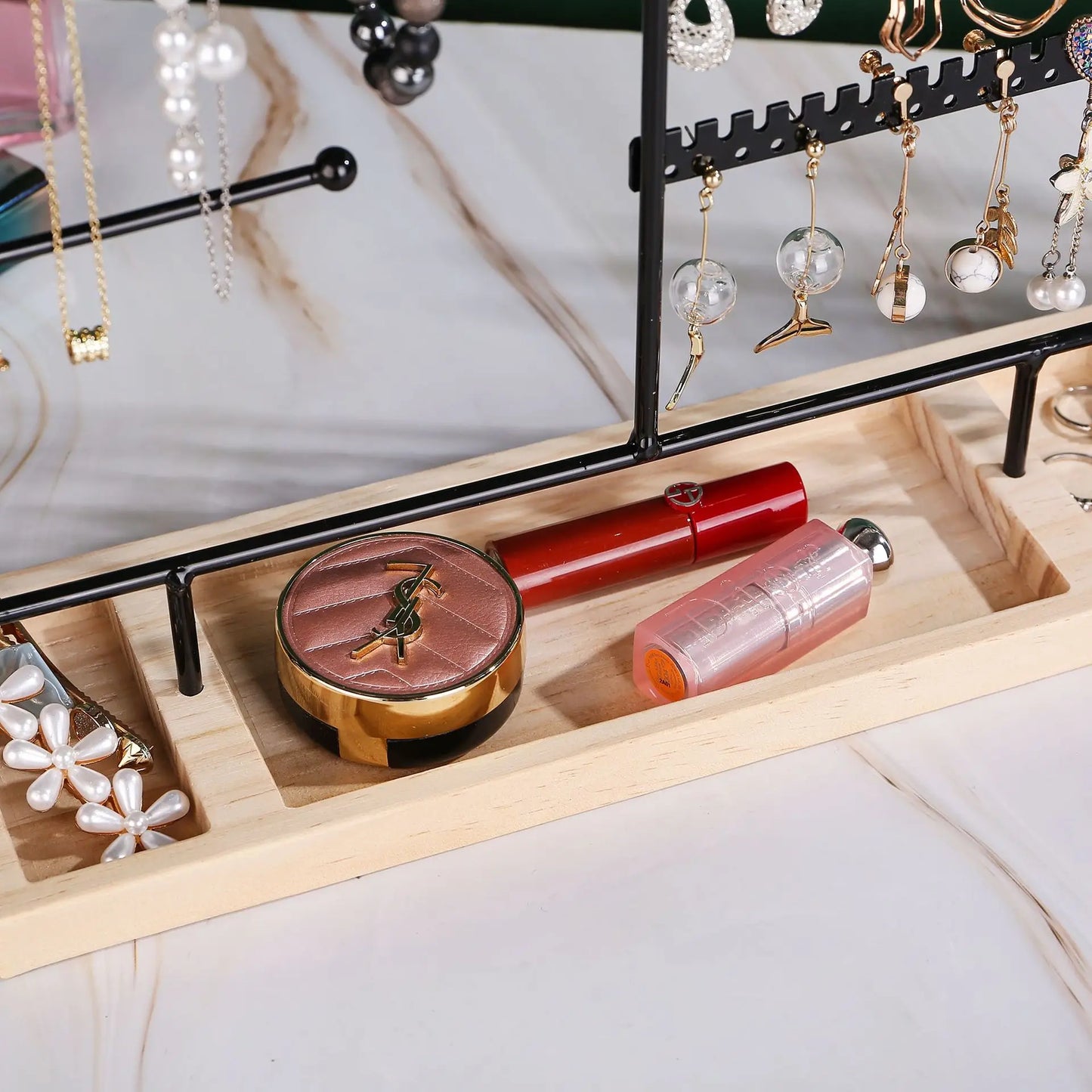 StyleRack – Jewellery Organiser Stand with Tray