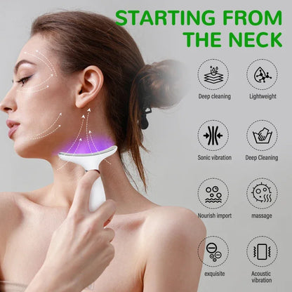 Skin care tool for rejuvenation and muscle relaxation with heating