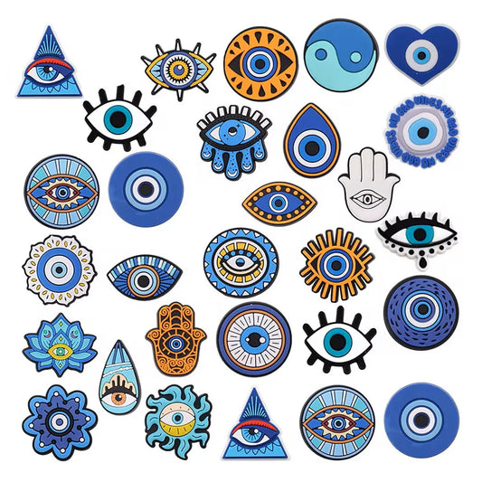 Evil Eye Shoe Charms for Crocs