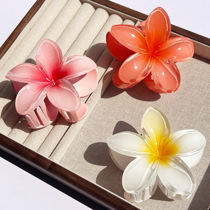 AlohaBloom – Gradient Hawaiian Flower Hair Clip (1/2/3 pcs)