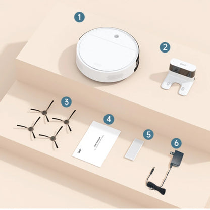 OKP K5 Robot Vacuum Cleaner – 2500Pa Suction, Freemove 3.0, HEPA Filter & 120 Min Runtime