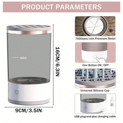 GlowSpin – Electric Makeup Brush Cleaner & Dryer