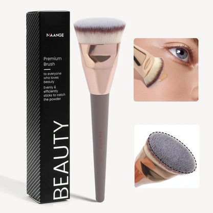 MAANGE Foundation & Concealer Brush – Flat Head with Protective Box