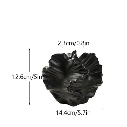 Sculptural design of Corale Nordic vase for contemporary interiors.