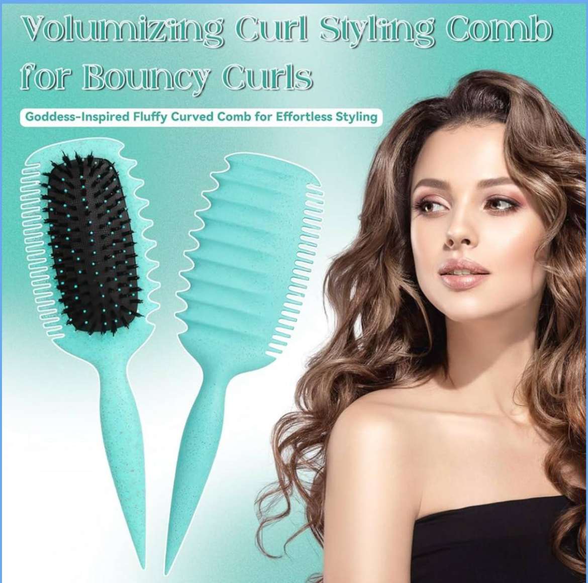 Hair care brush designed for gentle and easy detangling