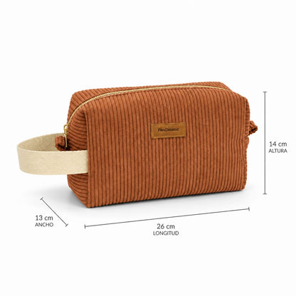 Neceser Masculino Atlas Marrón