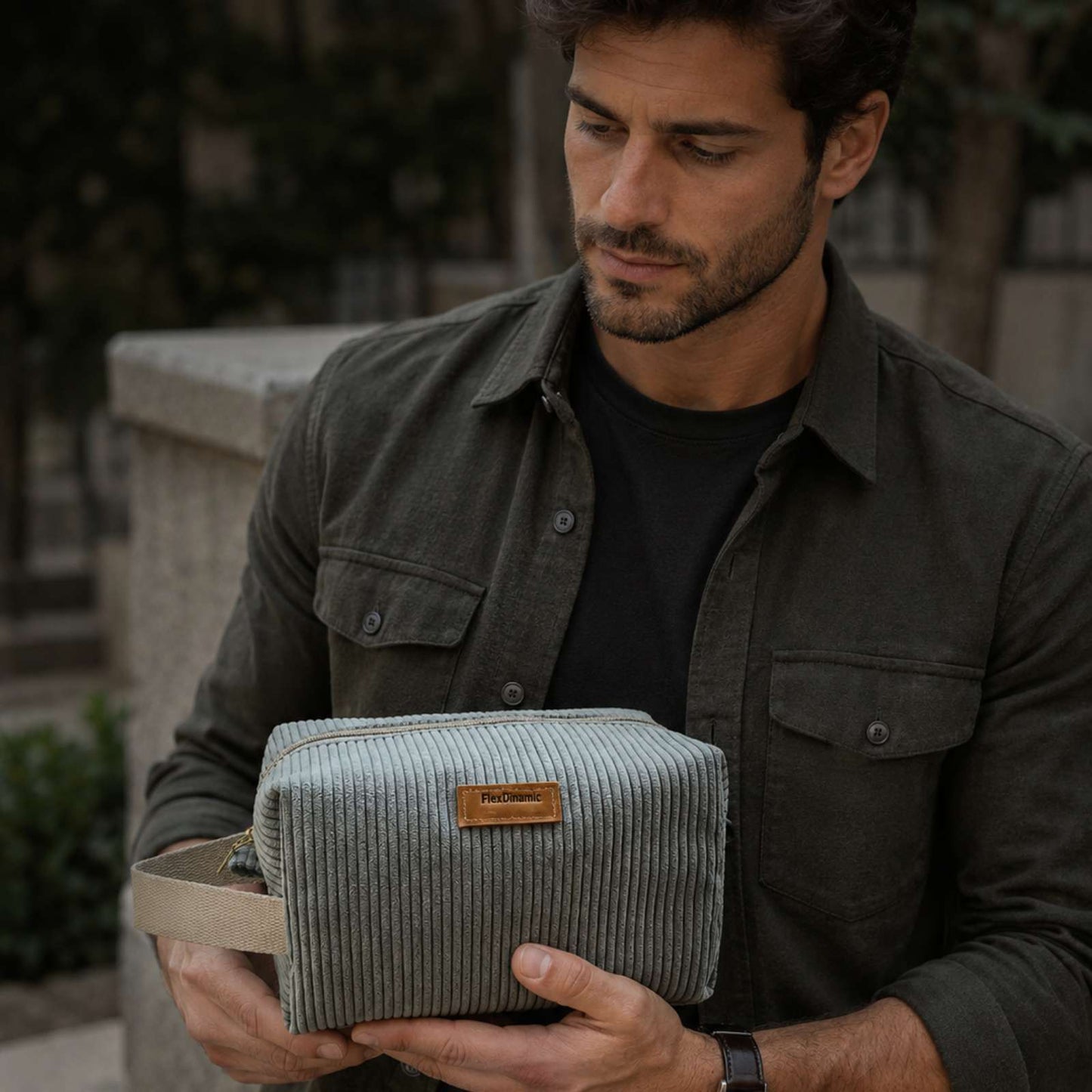 Neceser Masculino Atlas Verde